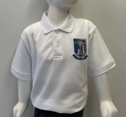 Picture of St Bernadettes White Summer Shirt