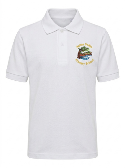 Picture of Holme Valley White Polo Shirt